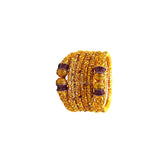 Garnet Gleam Bangles